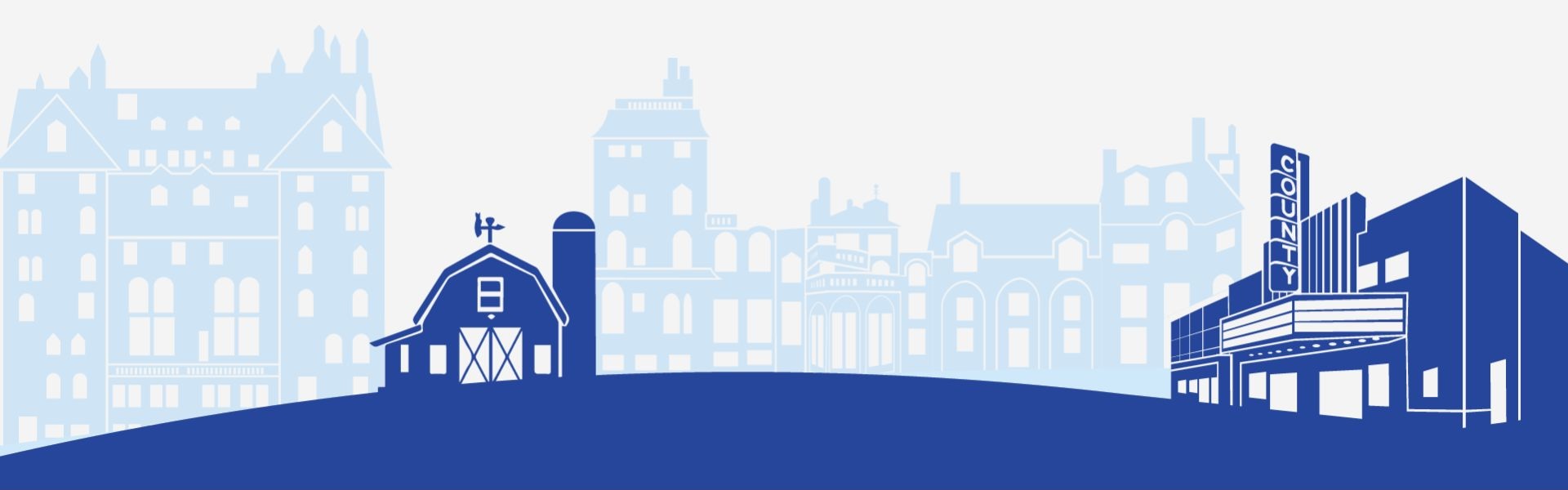 Doylestown Animal Medical Clinic - Doylestown Landmark Silhouette